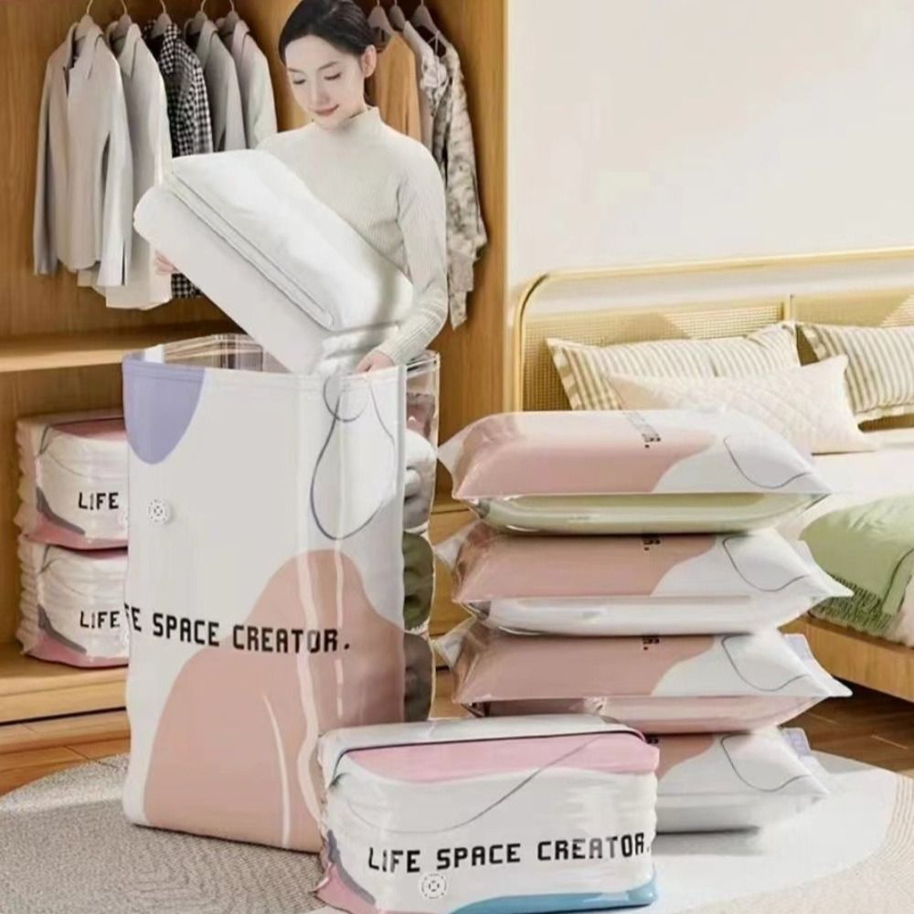 Reusable Bag - Vakumlu Saklama Torbaları, Basarak Kapatılır, Küp