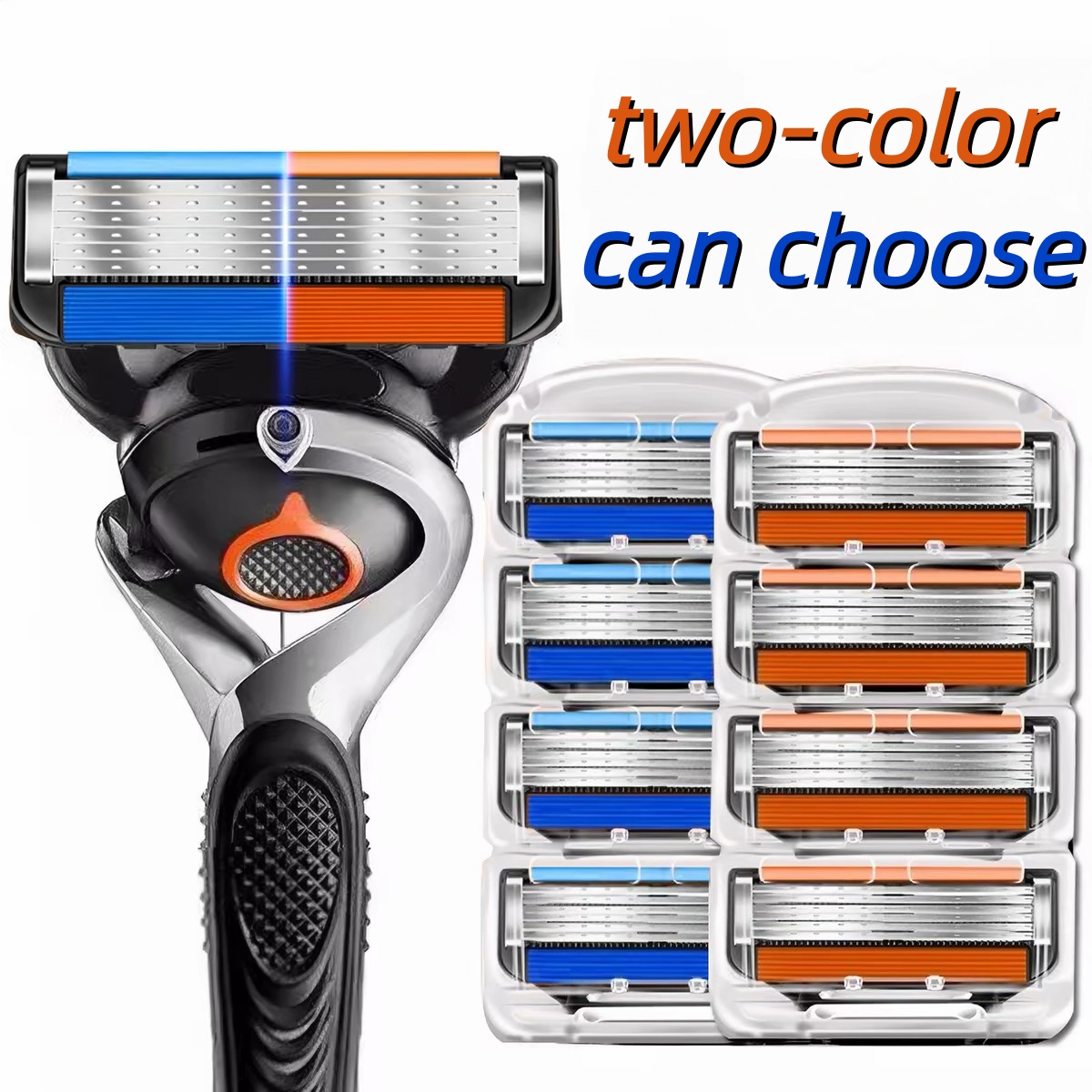 Safety Razor Handle - Erkekler için 6 Katlı Paslanmaz Çelikten