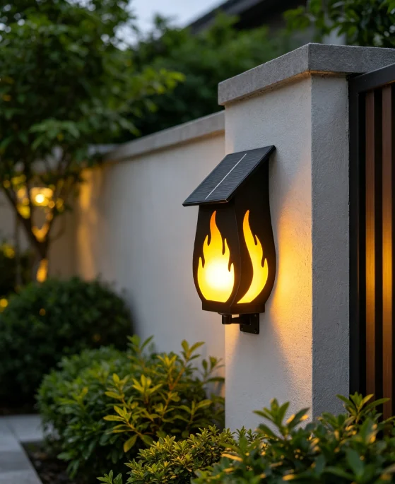 Solar Garden Light - Dış mekan güneş enerjili duvar lambası,