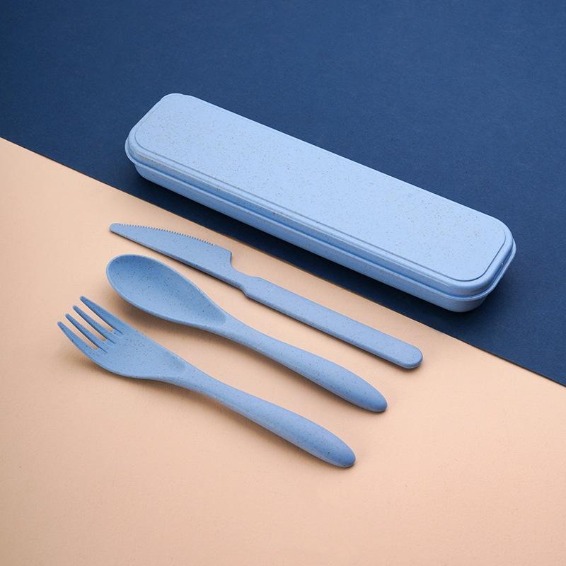 Reusable Straw - Buğday Saplı Yeniden Kullanılabilir Çatal Bıçak