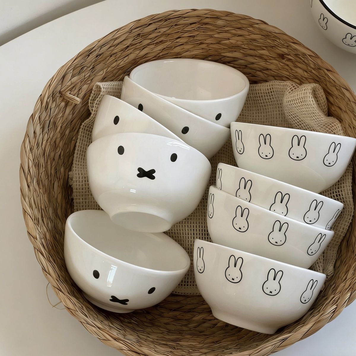 Anime Sevimli Miffy Basit Sera - Bamboo Cutlery incelemesi ve fiyatı