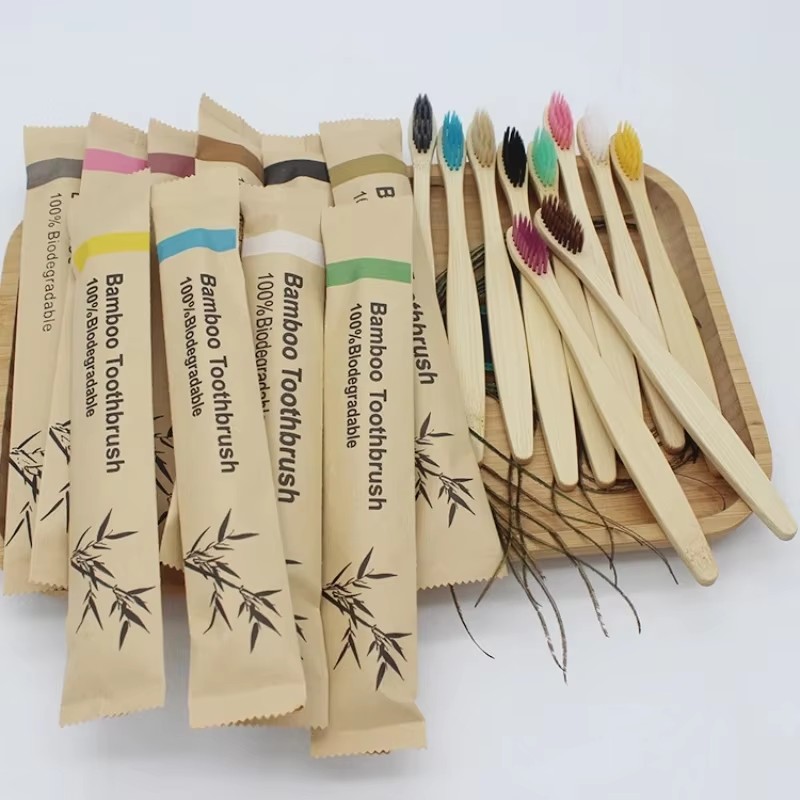 5/15 adet Renkli Doğal Bambu D - Bamboo Toothbrush incelemesi ve fiyatı