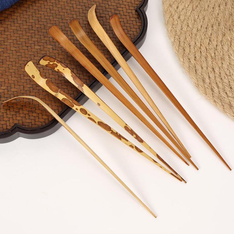 El yapımı ahşap yeşil çay sopa - Bamboo Cutlery incelemesi ve fiyatı