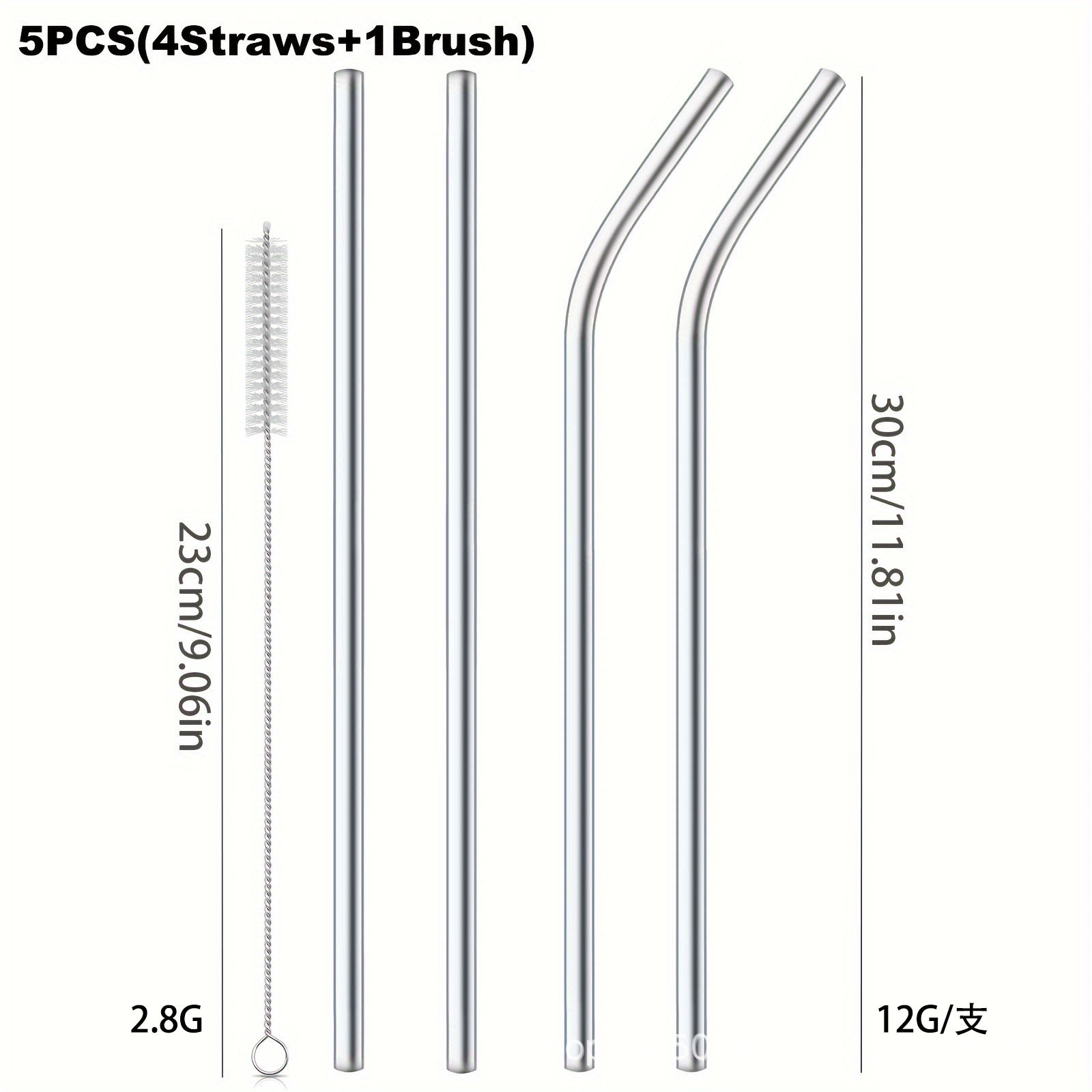30 cm Pipetler Yeniden Kullanı - Reusable Straw incelemesi ve fiyatı