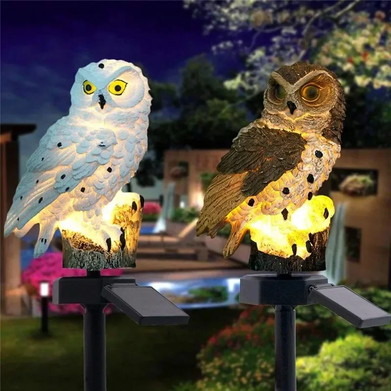 Güneş Enerjili Baykuş Heykeli  - Solar Garden Light incelemesi ve fiyatı