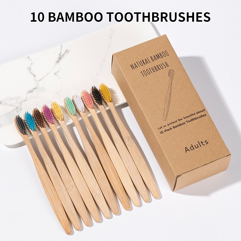 10PCS Bambu Diş Fırçası Seti - - Bamboo Toothbrush incelemesi ve fiyatı