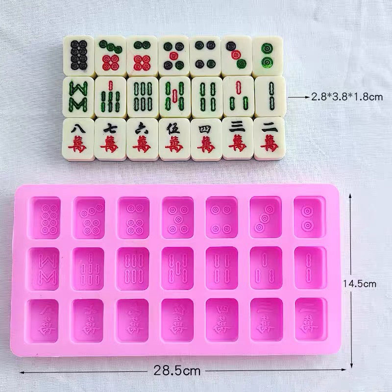 Çin Mahjong Taş Seti, Silikon  - Eco Soap incelemesi ve fiyatı