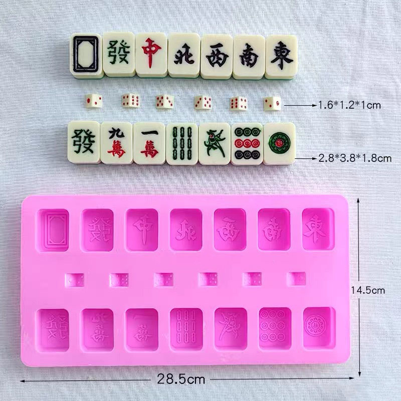 Çin Mahjong Taş Seti, Silikon  - Eco Soap incelemesi ve fiyatı